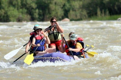 Mezza giornata di rafting a Moab