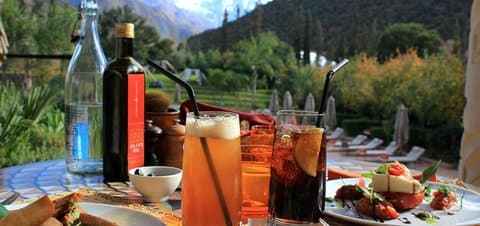 Kasbah Tamadot: lunch in de Bransons
