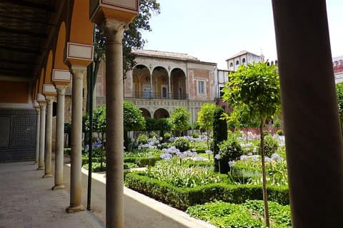 4-timers privat guidet turtur: Paladser i Sevilla