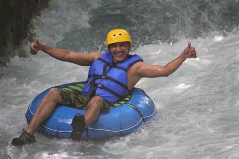 White water tubing & Hot Springs from Dreams Las Mareas