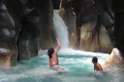 Cathedral Waterfall Hot Springs Adventure Rincon de la Vieja from Playa del Coco