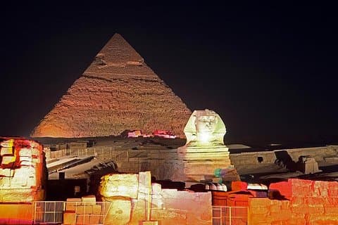 Pyramids of Giza Spectacle son et lumière du Caire