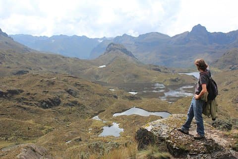 Tour di un'intera giornata di trekking privato al Parco nazionale di Cajas