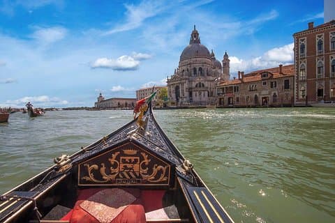 Privat gondolritt i Venedig med 2 - Kursmiddag