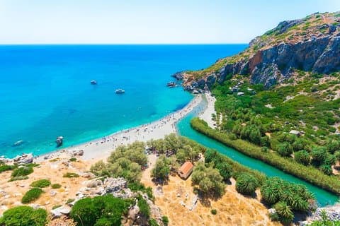 Excursion d'une journée à la plage de Preveli et à Plakias au départ de Réthymnon