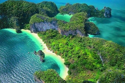 Tour privato alle isole Hong e alle 4 isole con snorkeling al tramonto e notturno
