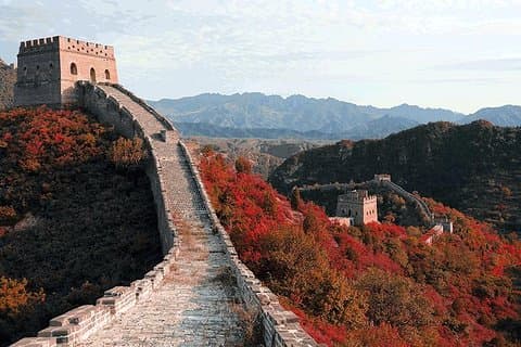 北京から中国の万里の長城冒険トレッキング