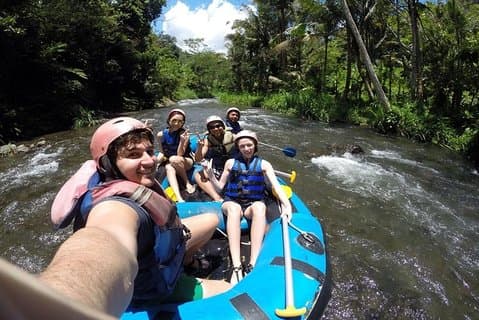 Ayung River Rafting Adventure og Ubud sightseeingtur