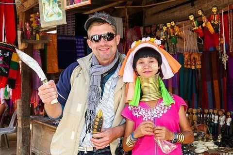 Chiang Rai One Day : Triangle d'or, frontière du Laos, tribu à long cou