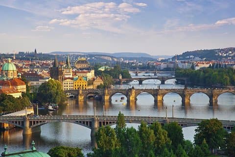 Visite privée à pied d'une demi-journée à Prague