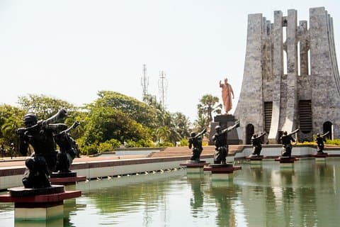 Tour panoramico della città di Accra di mezza giornata con guida