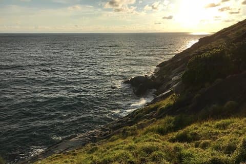 Trekking for sunset