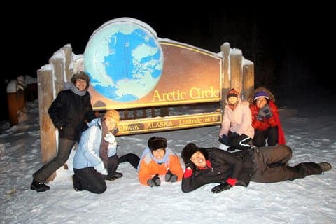 Excursión en aurora boreal y círculo polar ártico desde Fairbanks