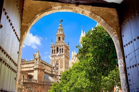 Sevilla: Katedral og Giralda guidet tur med billetter