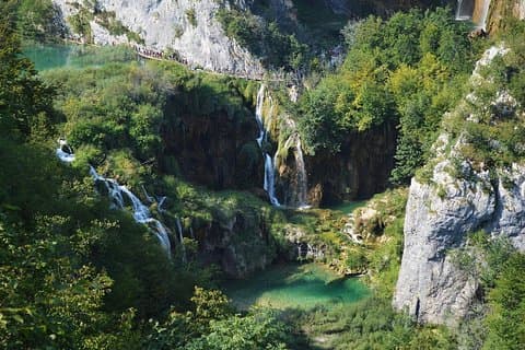 Dall'aeroporto di Spalato ai laghi di Plitvice (andata e ritorno)