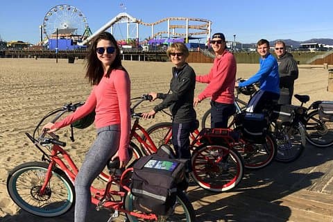 Privat EBike Tour af Santa Monica og Venedig Strande