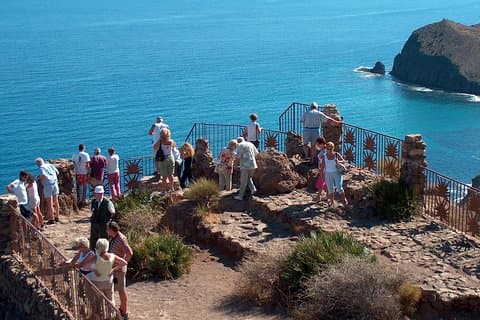 Cabo de Gata Natural Park from Roquetas, Aguadulce & Almeria