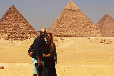 Visite privée d'une journée complète aux pyramides de Gizeh, à Memphis et à la pyramide de Sakkara