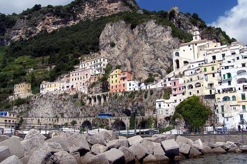 Amalfi Coast with stop at Emerald Grotto
