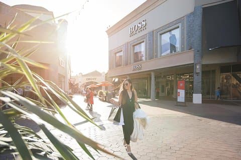 Citadel Outlets Transfer from Anaheim with VIP Lounge, storage & LAX Drop-Off