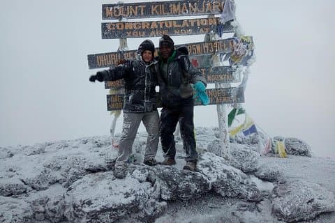 6 days Marangu route climbing Mt. Kilimanjaro