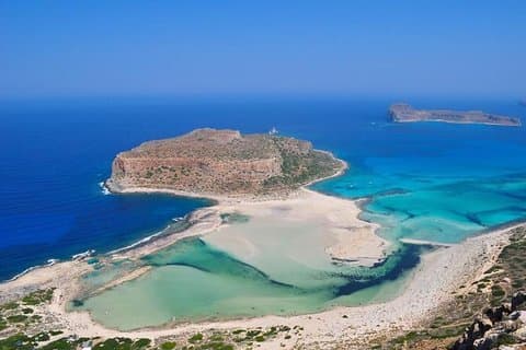 ¡Isla pirata de Gramvousa y laguna de Balos! Tour desde Heraklion
