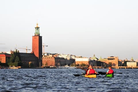 Self-Guided Kayak Adventure In Central Stockholm (Two-man kayak)