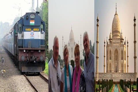Samme dag Agra tur fra Jaipur med Express Train