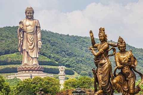 Wuxi Lingshan Grand Buddha Private Tour from Nanjing by Bullet Train