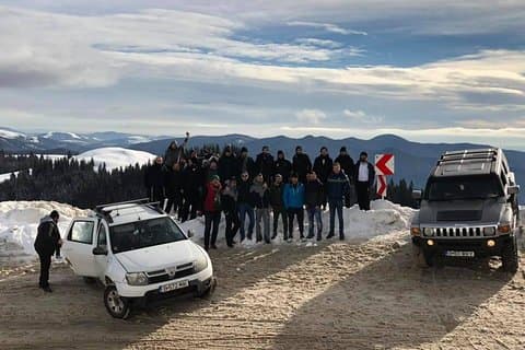 Excursão 4x4 de 1 dia nas montanhas dos Cárpatos