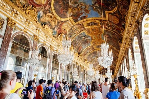 Tour a piedi del castello e dei giardini di Versailles