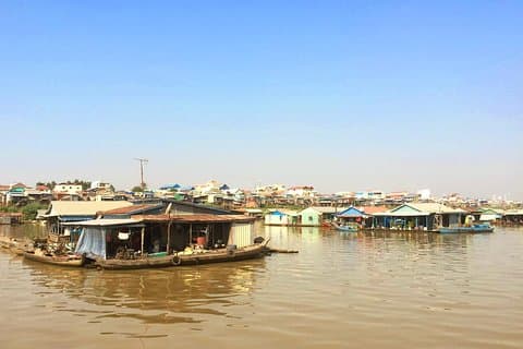 Oudong and Koh Chen Island - Full Day Cruise & Tour with English speaking guide