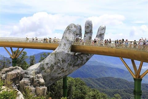 Visite privée des collines Golden Bridge Ba Na à Da Nang Vietnam