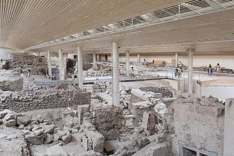 Visite d’une demi-journée de la côte Sud de Santorin et d'Akrotiri au départ de Fira
