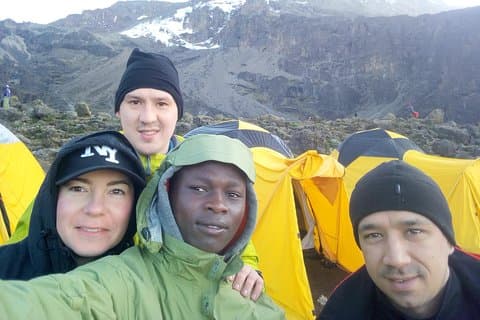 7 Tage 6 Nächte Machame Kletterroute