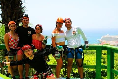 Tirolesa extrema de King Kong, City Tour, perezosos y monos, transporte privado