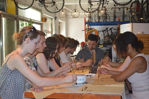 Tour privado de 3 horas por los Hutong de Beijing y experiencia de caligrafía