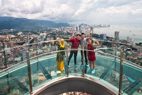 Penang Halbtägige Stadtrundfahrt mit dem Top Komtar