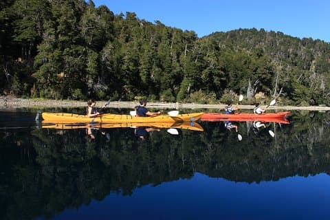 Kayak experience with refreshments.