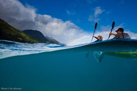 Na Pali Coast - Tour d'été en kayak de mer