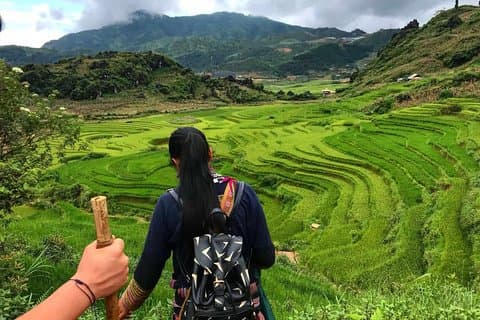 Sapa Trekking med Mama Chao 2Days / 1Night - Limousine Bus - Sleep homestay