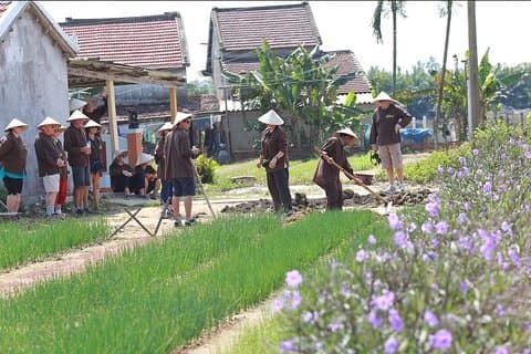 Halve dag kookcursus in Tra Que Vegetable Village Hoi An
