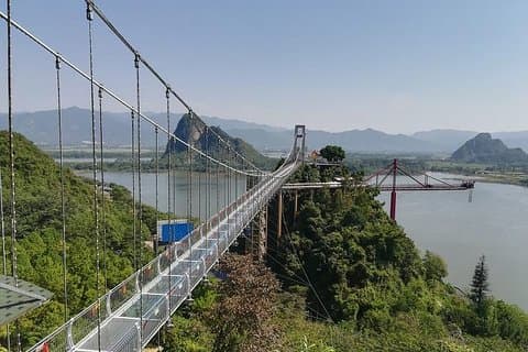 Baojing Palace Cave and Skywalk Glass Bridge Private Tour