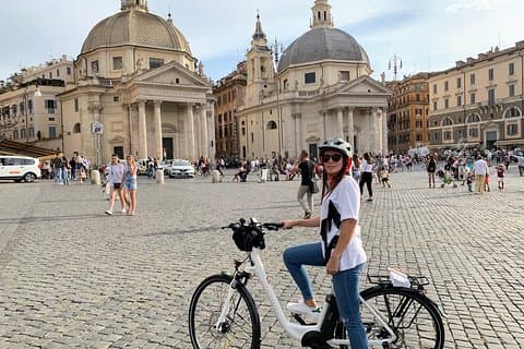 Rome Tour "the center of the world" with high quality electric bicycle!