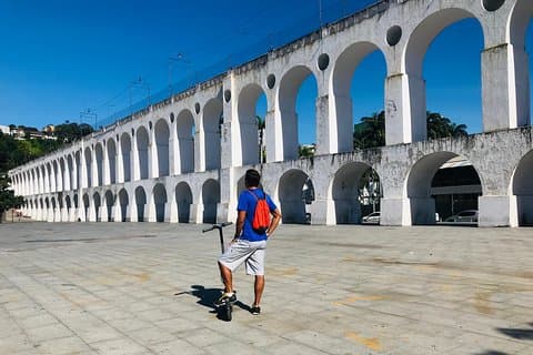 E-Scooter Ride: Lapa + Santa Teresa + Selaron Stairs