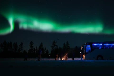Northern Lights Big Bus Chase med Chasing Lights