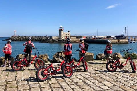 Excursão panorâmica de bicicleta elétrica em Dublin com Howth Adventures