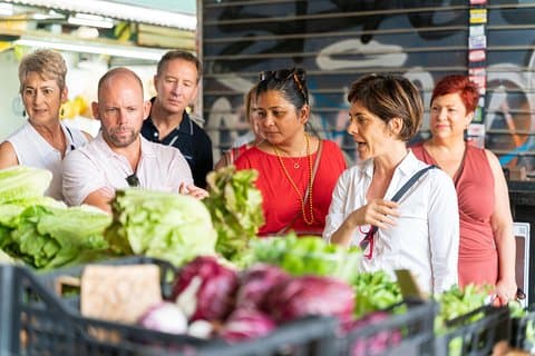 Markedstur og middag på et lokalt hjem i Venedig