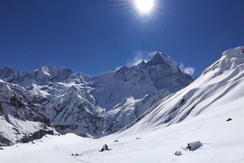11 dagar spännande Poonhill och Massif Annapurana Base Camp Trek från Kathmandu.