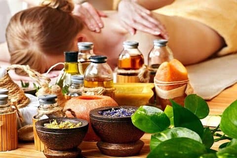 Turkiskt bad och massage med transfer
